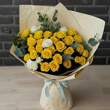 Букет цветов из:  Розы в Верхнем Турове