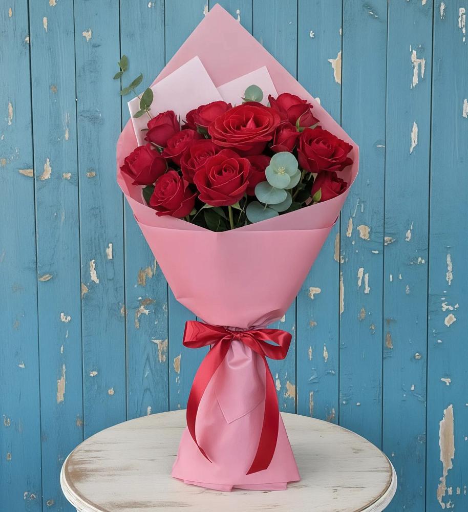 Букет цветов из: Розы в Верхнем Турове