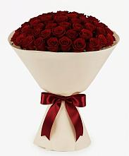 Букет 101 Бордовая роза Блэк Бакарра в Верхнем Турове