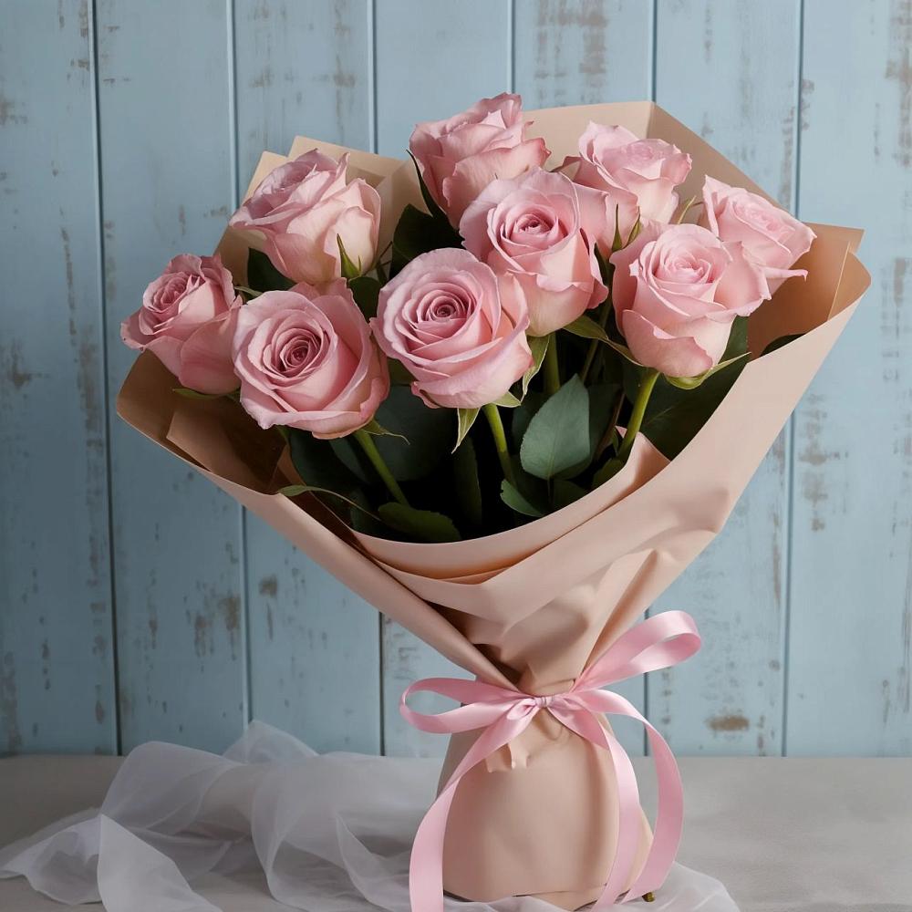 Букет цветов из: Розы в Верхнем Турове