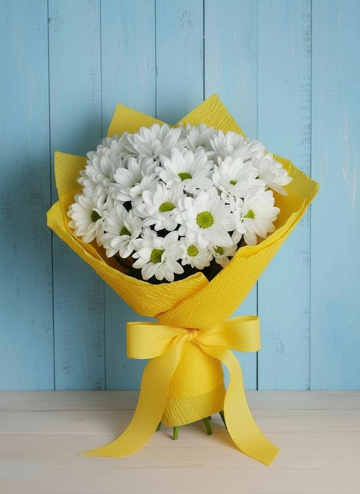 Букет цветов из: Хризантемы в Верхнем Турове