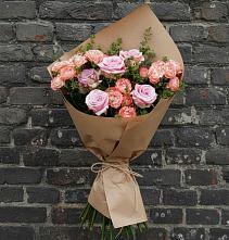 Букет цветов из:  Розы в Верхнем Турове