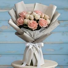 Букет цветов из:  Розы в Верхнем Турове