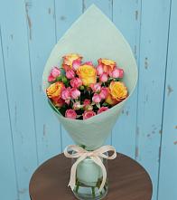 Букет цветов из:  Розы в Верхнем Турове